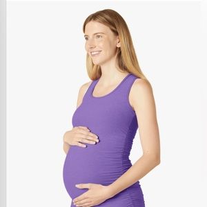 Beyond the Bump Purple Maternity Tank Top
